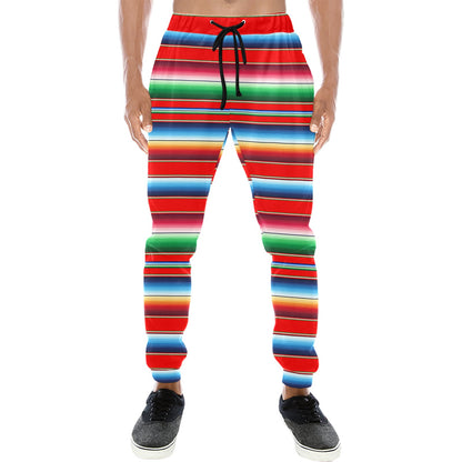 Serape Print Men's Sweatpants