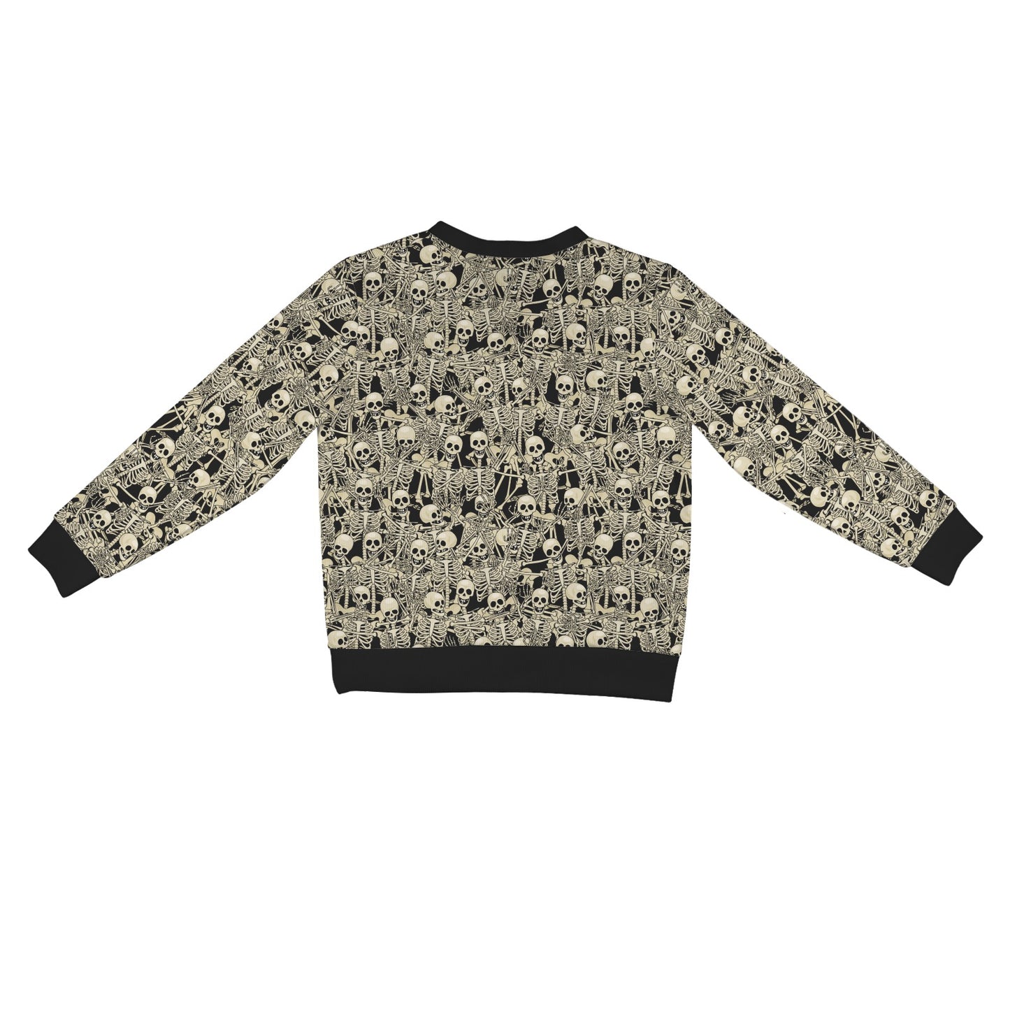 Skeleton Design Print Women's Cardigan