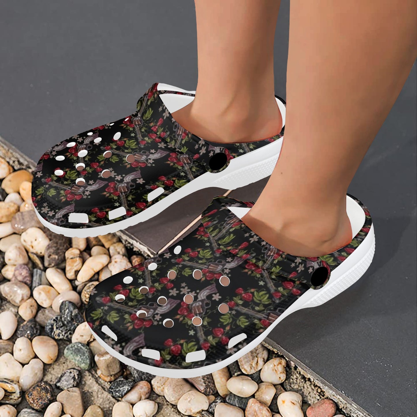 Western Design Unisex Clogs Shoes