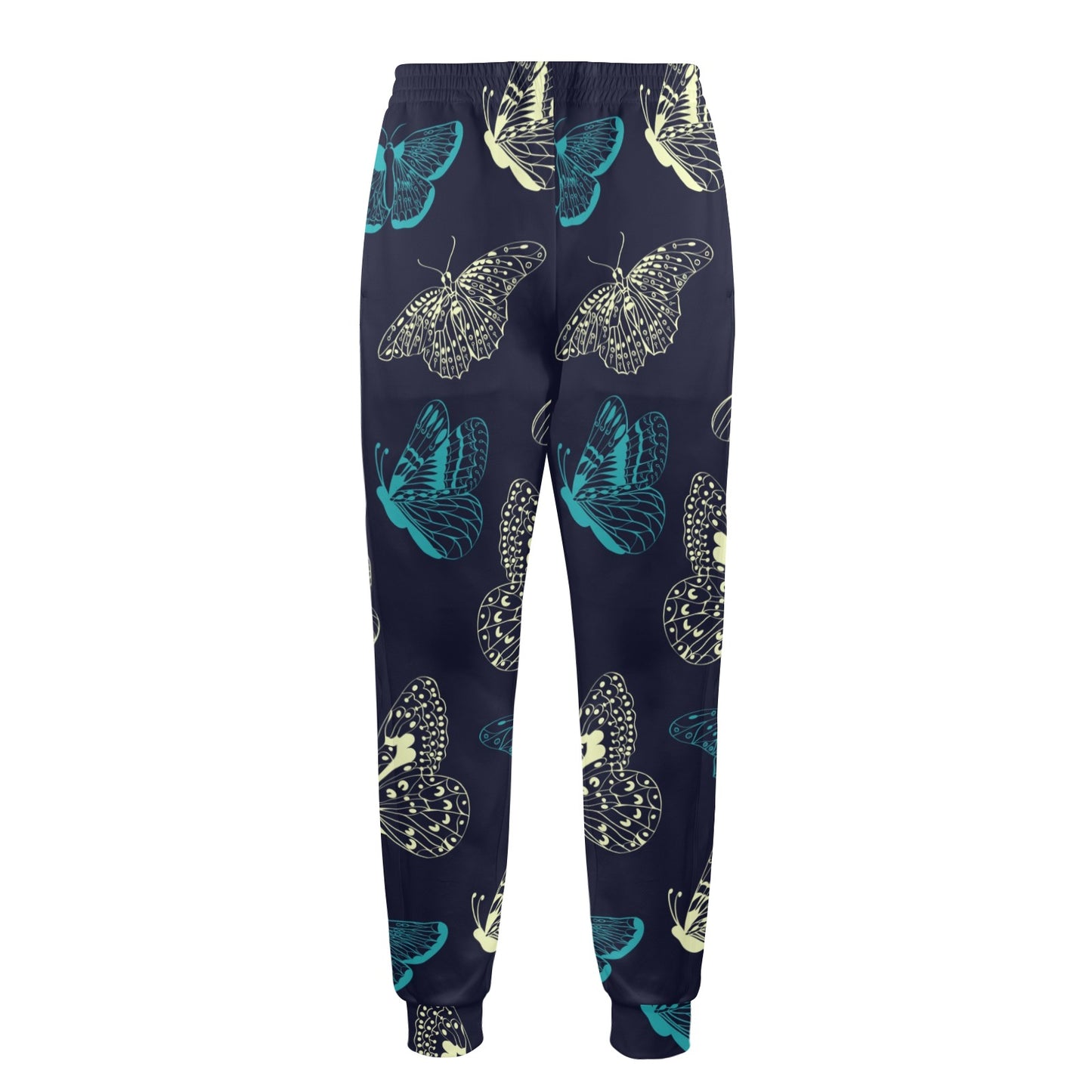 Monarch Butterfly Pattern Print Design 01 Men's Casual Track Pants