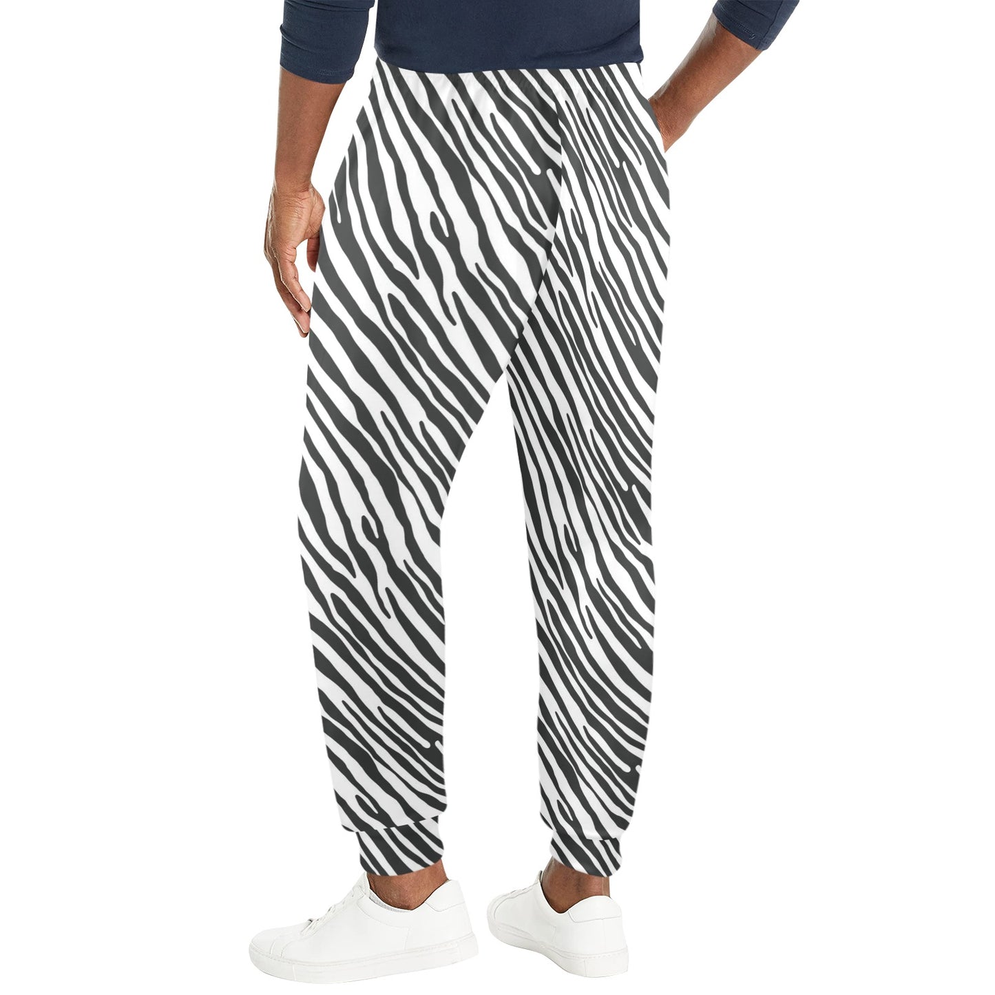 Zebra Classic Print Design LKS302 Men's Casual Track Pants