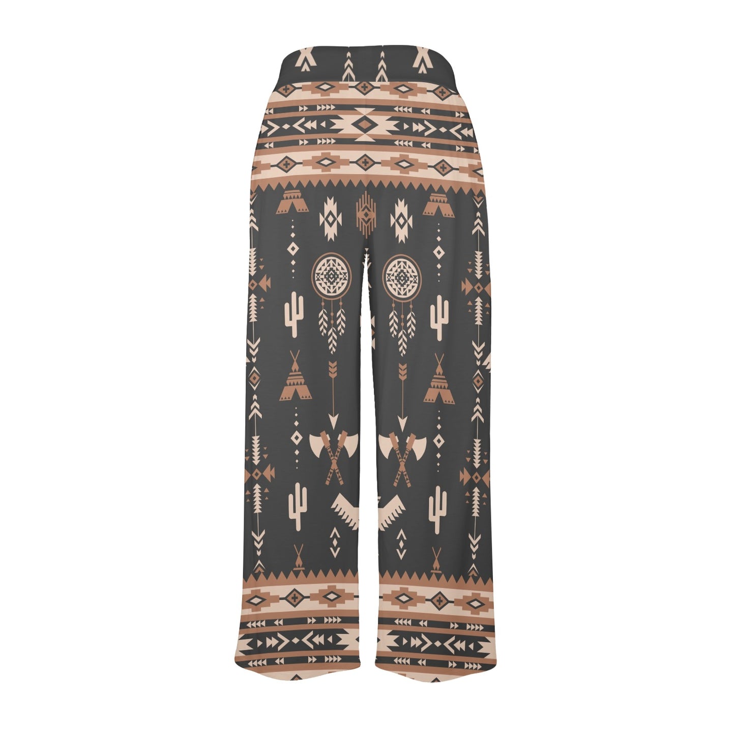 eagles southwestern Design Print Pattern JJ0156 Women's Wide Leg Lounge Pants