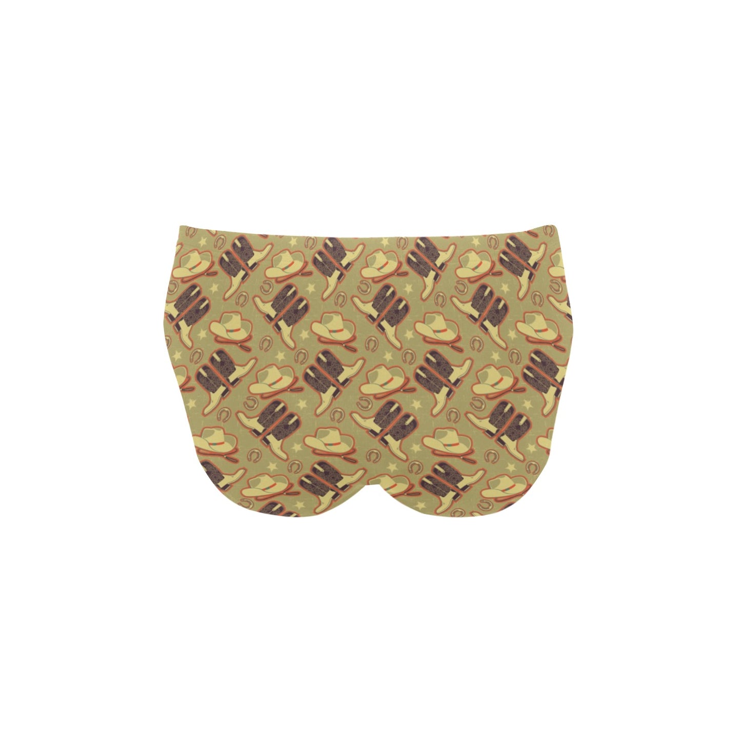 Western Cowboy Themed Men's Swimming Briefs