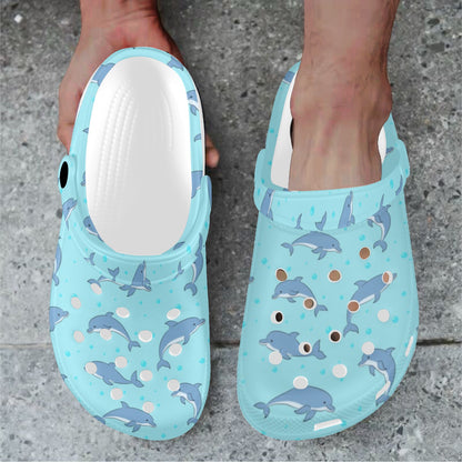 Dolphin Baby Cute Print Pattern Unisex Clogs Shoes