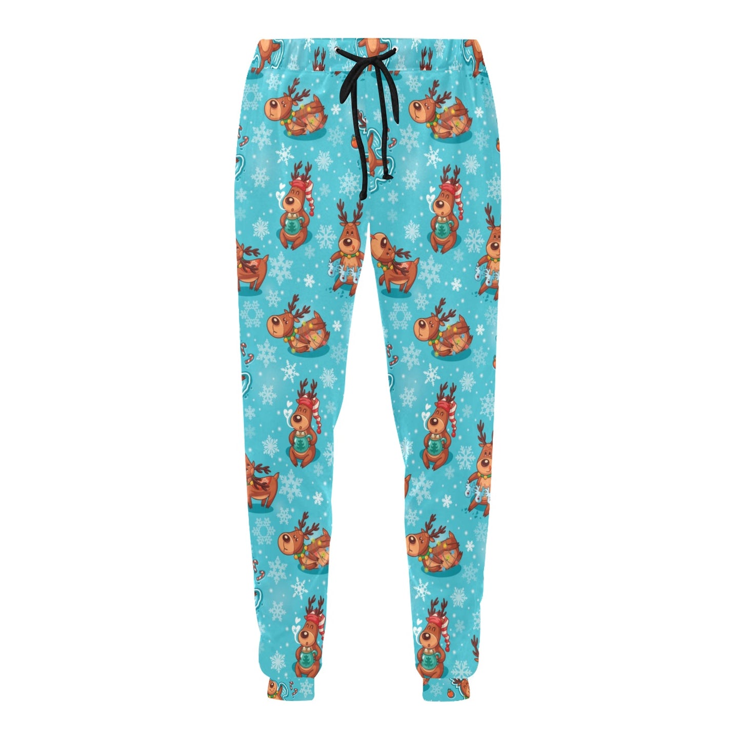 Reindeer Print Design LKS402 Men's Sweatpants