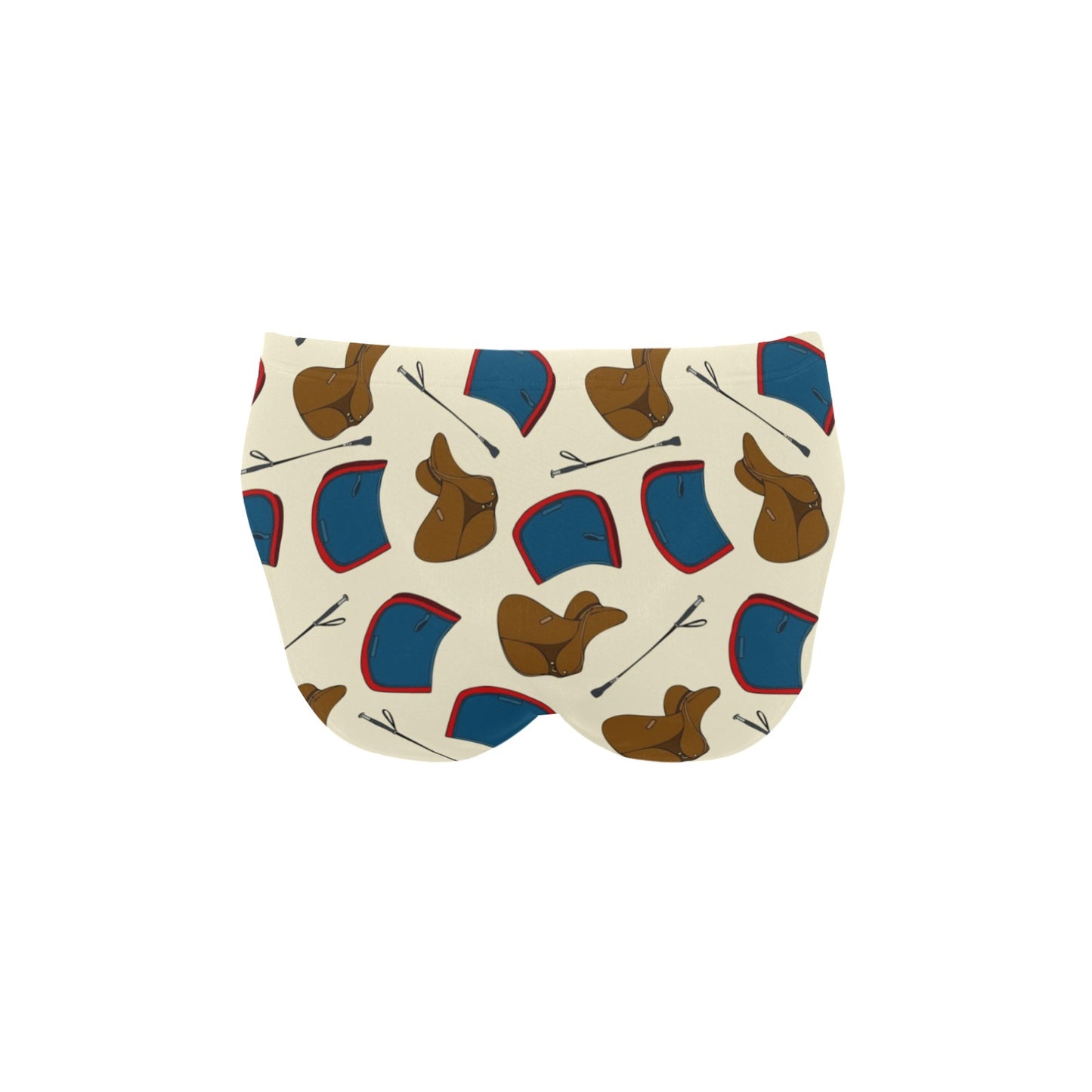 equestrian Design Print Pattern JJ0133 Men's Swimming Briefs