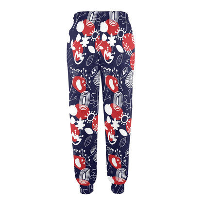 Nordic Pattern Print Design A02 Women's Casual Track Pants