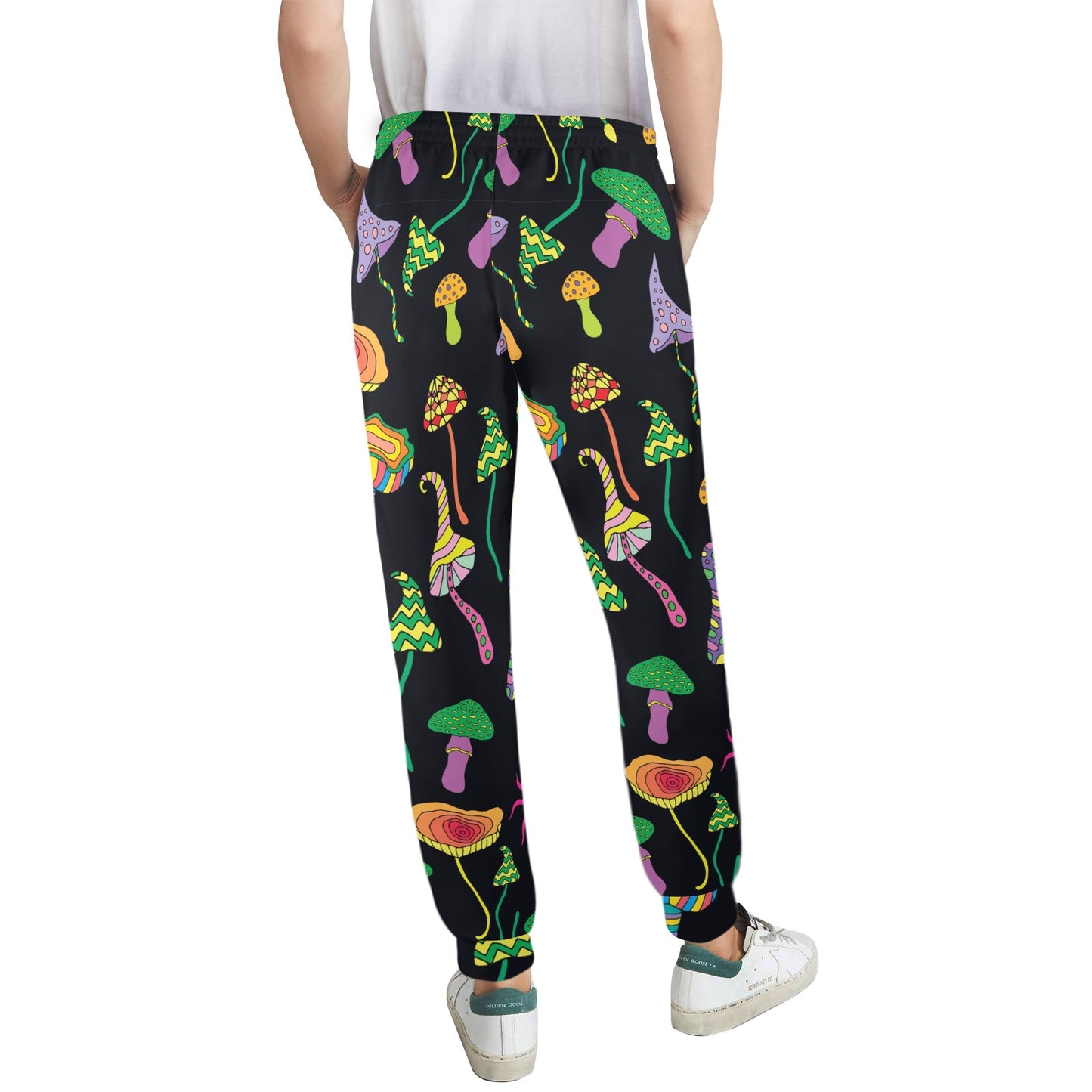 Psychedelic Mushroom Pattern Print Design A02 Women's Casual Track Pants