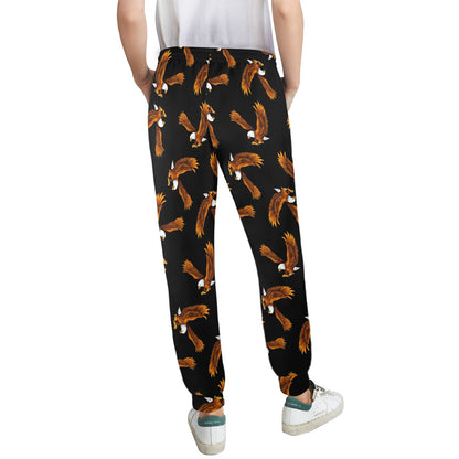 Eagles Print Pattern Women's Casual Track Pants
