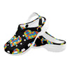 Autism Awareness Heart Design Print Unisex Clogs Shoes