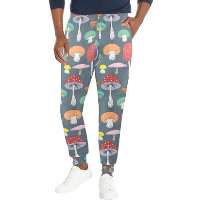 Mushroom Pattern Print Design A03 Men's Casual Track Pants