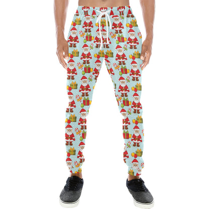Santa Christmas Themed Print Design LKS303 Men's Sweatpants