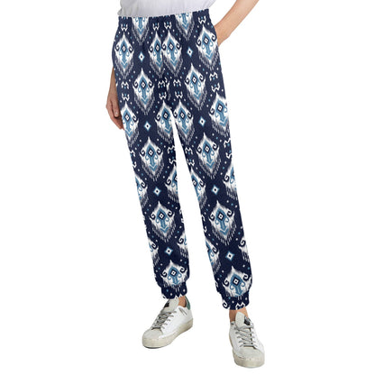 Ethnic Ornament Print Pattern Women's Casual Track Pants