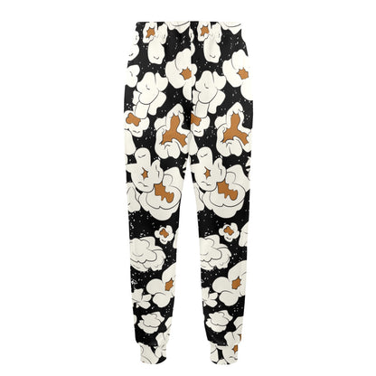Popcorn Pattern Print Design A02 Men's Casual Track Pants
