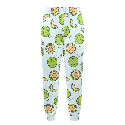 Cantaloupe Pattern Print Design 02 Men's Casual Track Pants