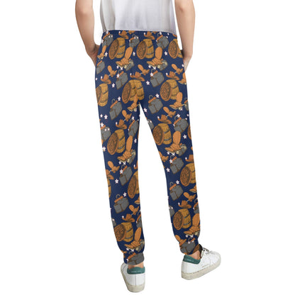 Cowboy Pattern Print Design 03 Women's Casual Track Pants