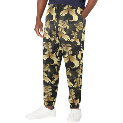 Goldfish Pattern Print Design 02 Men's Casual Track Pants