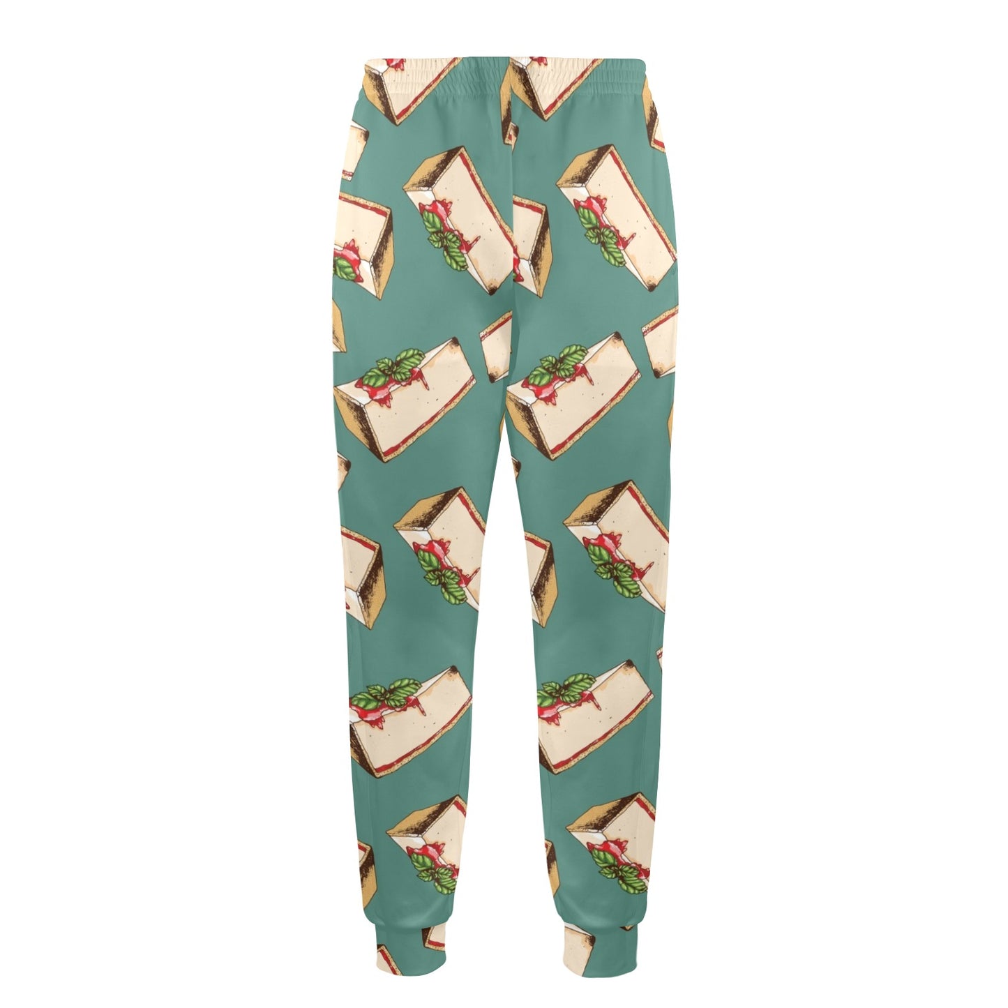 Cheesecake Pattern Print Design CK02 Men's Casual Track Pants