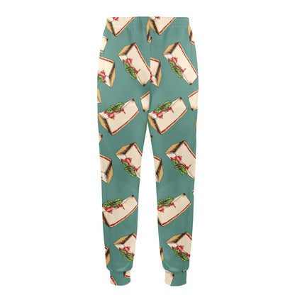 Cheesecake Pattern Print Design CK02 Men's Casual Track Pants