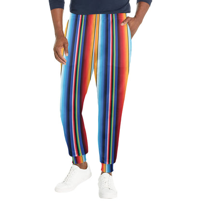 Mexican Blanket Stripe Print Pattern Men's Casual Track Pants
