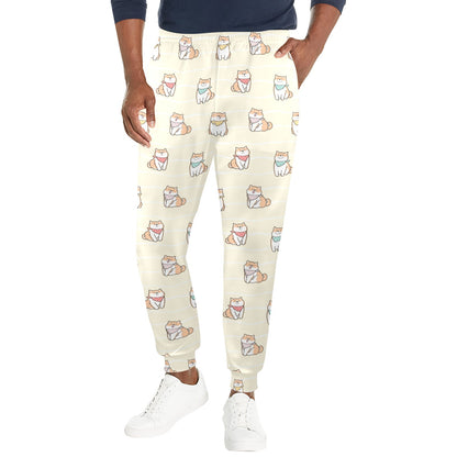 Shiba Inu Print Design LKS306 Men's Casual Track Pants