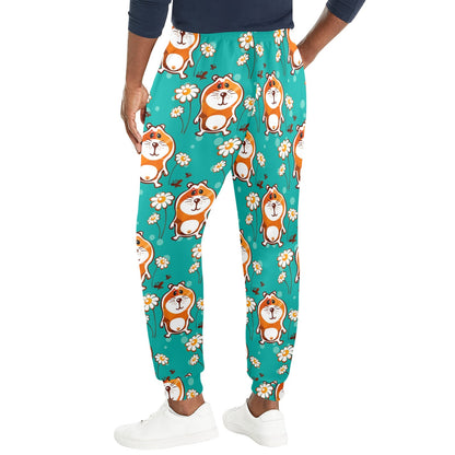 Hamster Pattern Print Design 01 Men's Casual Track Pants
