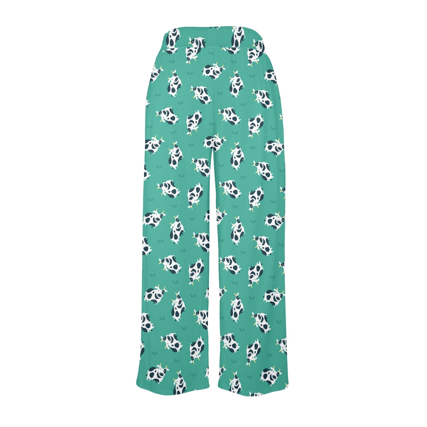 Cow Pattern Print Design 03 Women's Wide Leg Lounge Pants