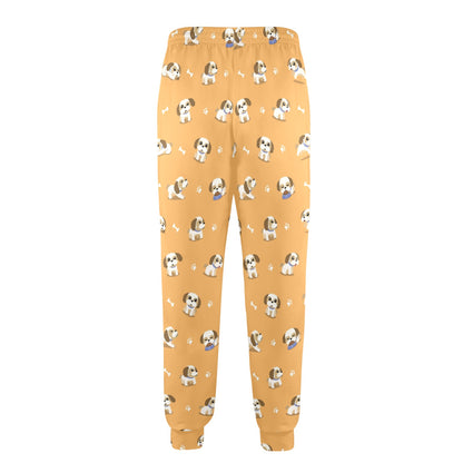 Shih Tzu Print Design LKS304 Men's Casual Track Pants
