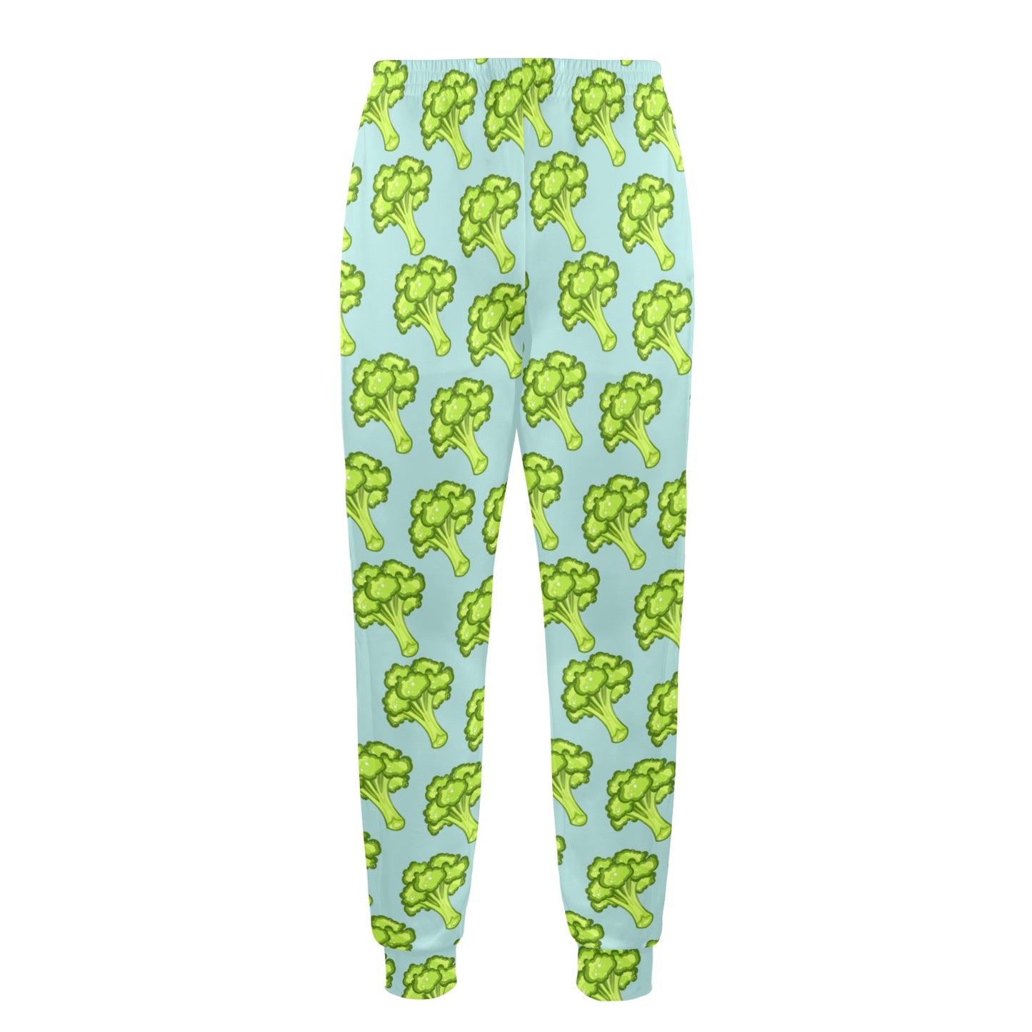 Broccoli Pattern Print Design 02 Men's Casual Track Pants