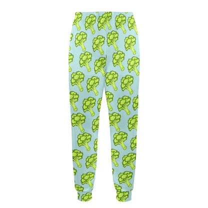 Broccoli Pattern Print Design 02 Men's Casual Track Pants