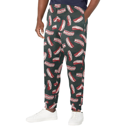 Bacon Pattern Print Design 02 Men's Casual Track Pants