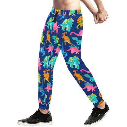 dinosaur Design Print Pattern JJ0104 Men's Sweatpants
