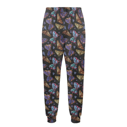 Butterfly Pattern Print Design 013 Men's Casual Track Pants