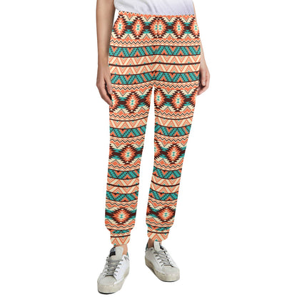 Navajo Western Style Print Pattern Women's Casual Track Pants