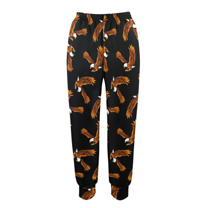 Eagles Print Pattern Women's Casual Track Pants