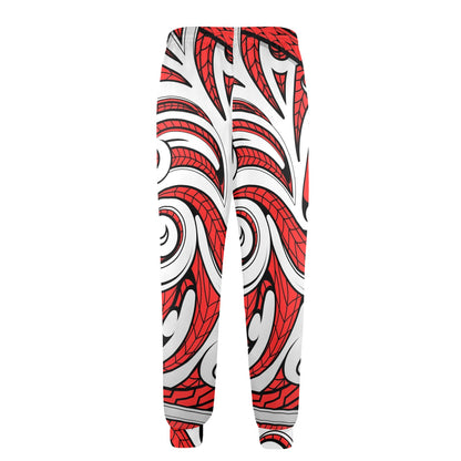 Maori Polynesian Themed Design Print Men's Casual Track Pants