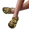 Camo Realistic Tree Forest Texture Print Unisex Clogs Shoes