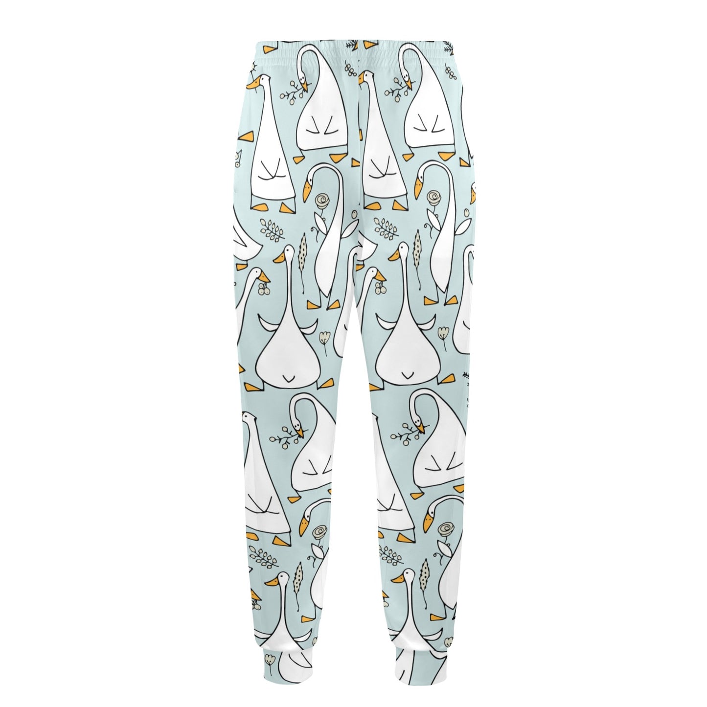 Goose Pattern Print Design 03 Men's Casual Track Pants