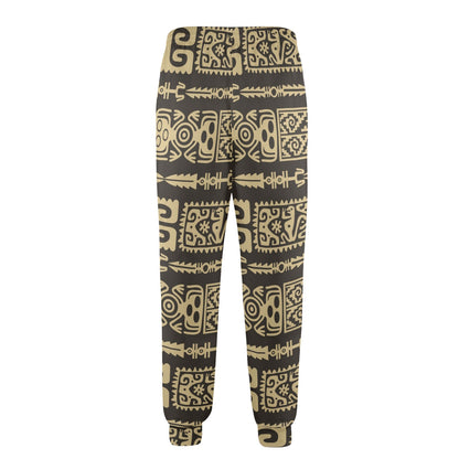 Mayan Pattern Print Design 03 Men's Casual Track Pants