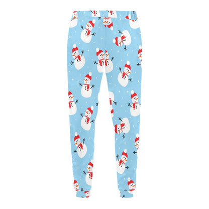 Snowman Print Design LKS305 Men's Sweatpants