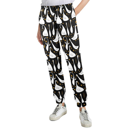 Goose Print Design LKS401 Women's Casual Track Pants