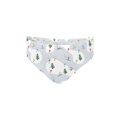 Ski Print Design LKS305 Men's Swimming Briefs