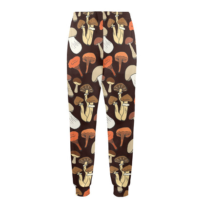 Mushroom Pattern Print Design A05 Men's Casual Track Pants
