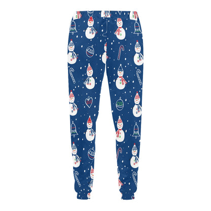 Snowman Print Design LKS306 Men's Sweatpants