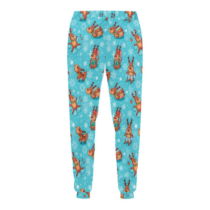 Reindeer Print Design LKS402 Men's Sweatpants