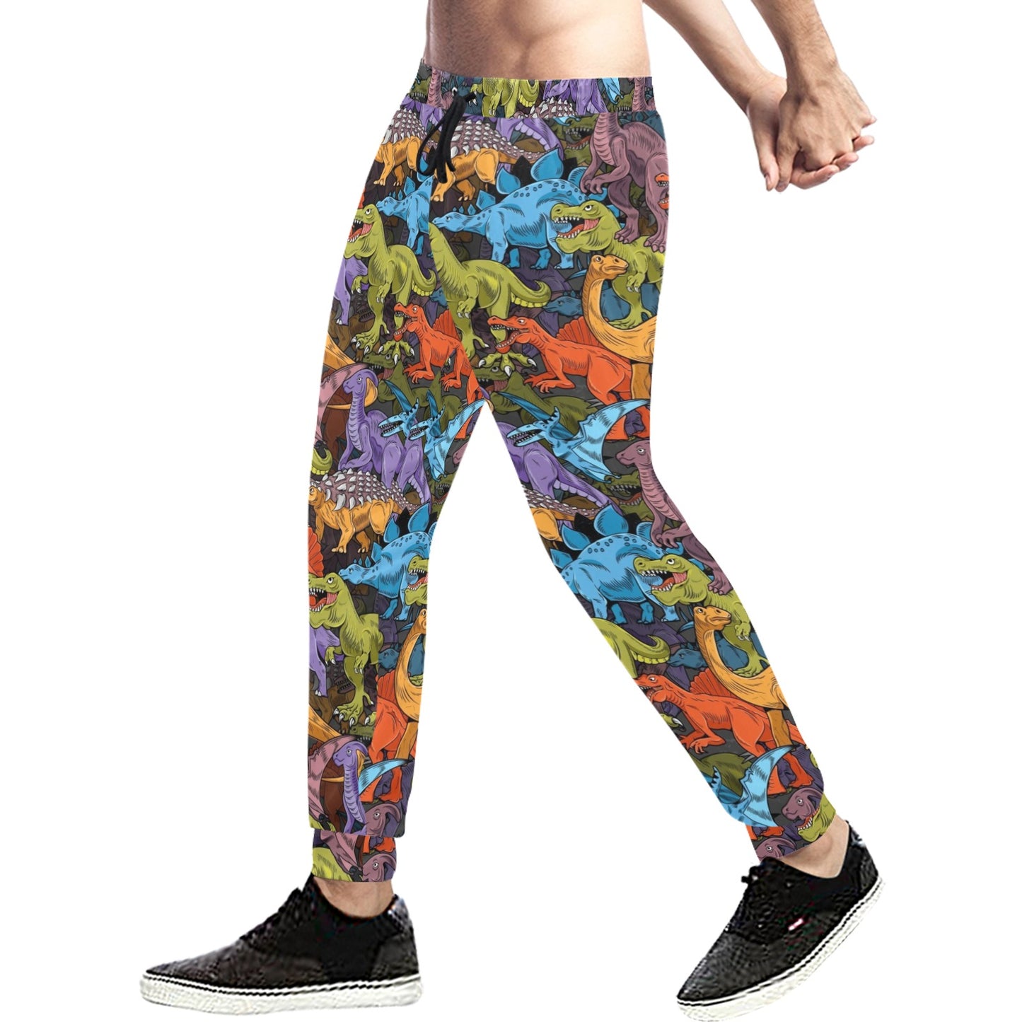 dinosaur Design Print Pattern JJ0102 Men's Sweatpants