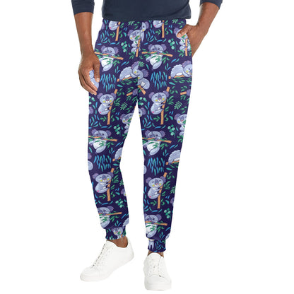 Koala Themed Design Print Men's Casual Track Pants