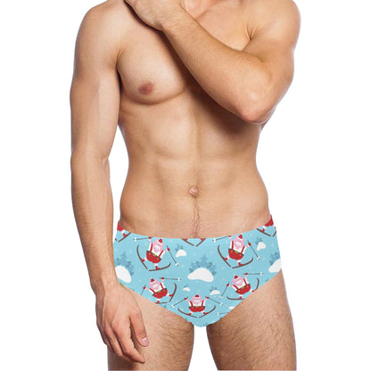 Ski Print Design LKS309 Men's Swimming Briefs