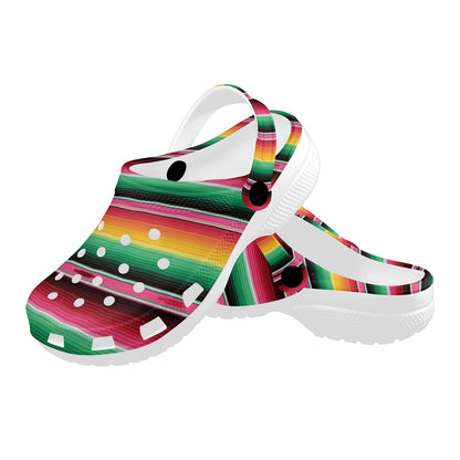 Mexican Blanket Classic Print Pattern Unisex Clogs Shoes