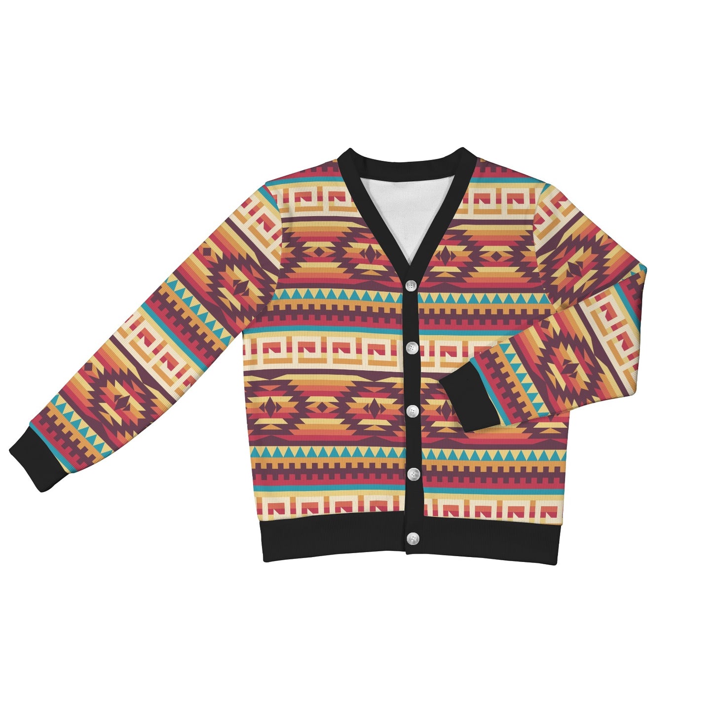 Tribal Aztec Vintage Women's Cardigan